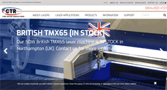 Desktop Screenshot of ctrlasers.co.uk